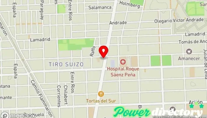 mapa de Crédito Argentino Institución financiera en Rosario