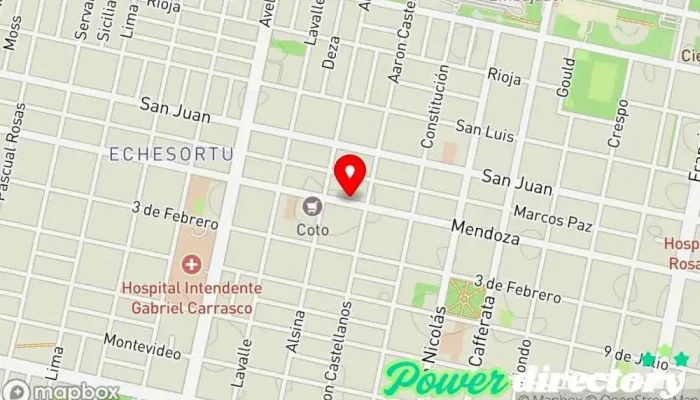 mapa de Crédito Argentino Institución financiera en PCQ
