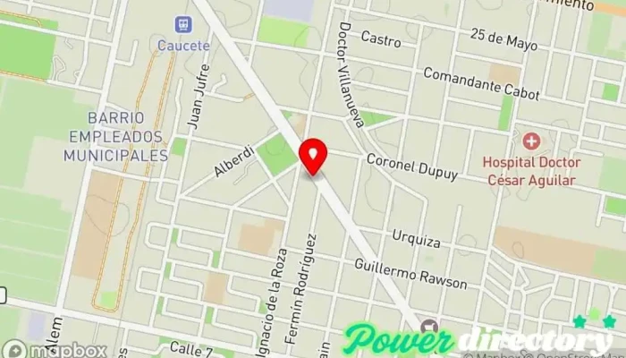 mapa de Crédito Argentino Institución financiera en Caucete