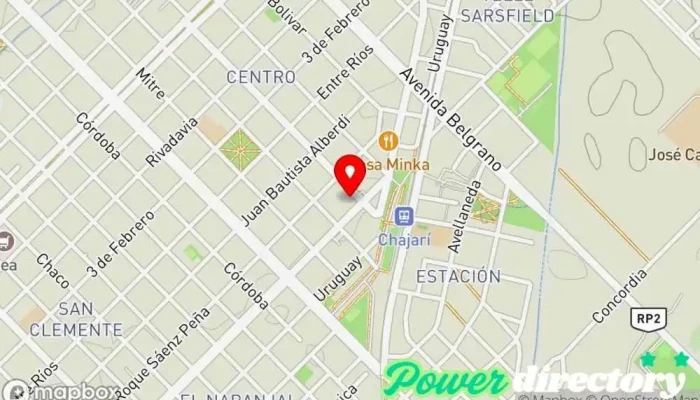 mapa de Crédito Argentino Institución financiera en Chajarí
