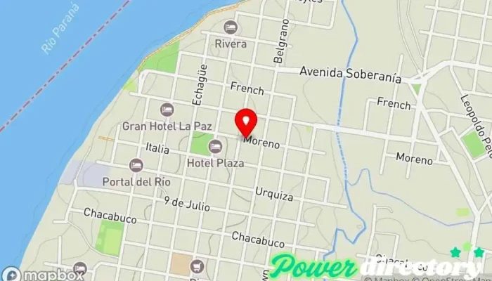 mapa de Crédito Argentino Institución financiera, Agencia de préstamos en La Paz