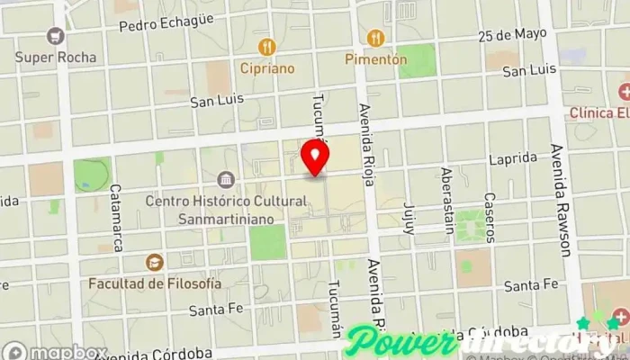 mapa de Crédito Argentino Institución financiera en DIC