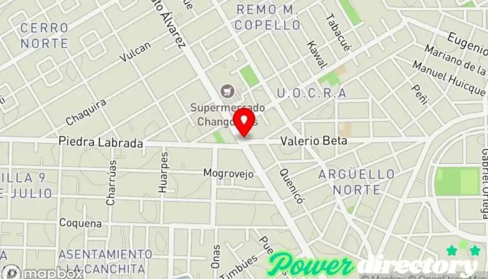 mapa de Crédito Electrónico Tienda de electrodomésticos, Tienda de electrónica, Concesionario de motos en Córdoba