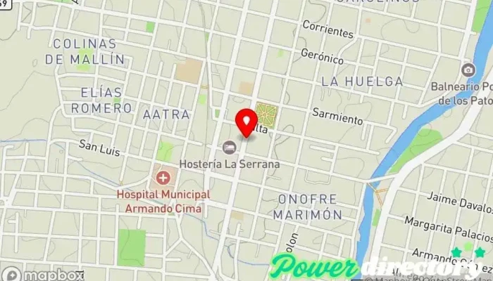 mapa de Credito Hogar Muebles & Sommiers Tienda de muebles en Cosquín
