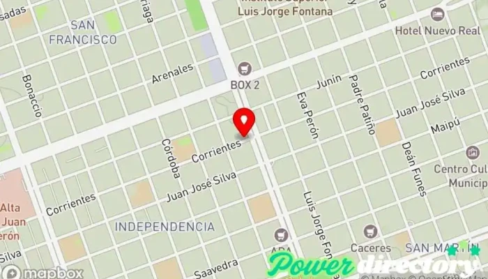 mapa de CRÉDITO PARA EMPRENDER Agencia de préstamos en Formosa