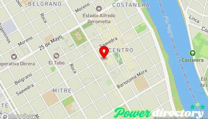 mapa de Creditos Avanzar Agencia de préstamos en Viedma