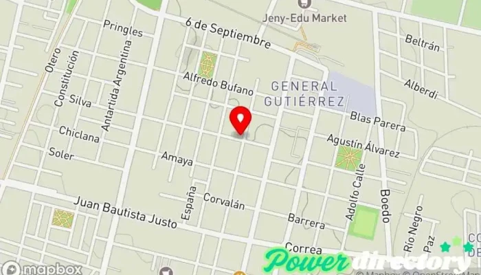mapa de Creditos Mza Prestamista hipotecario, Comercio en Maipú