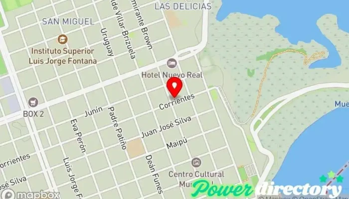mapa de Créditos Prendarios Gestiones Viccarsa Banco en Formosa