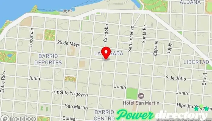 mapa de Créditos Santo Tomé Agencia de préstamos en BAY
