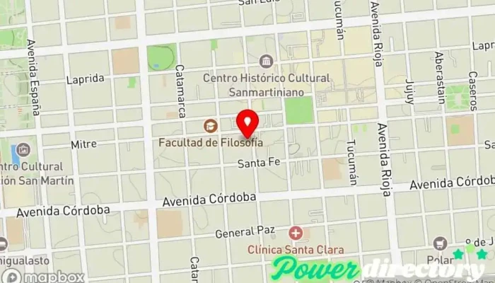 mapa de Créditos Santo Tomé Agencia de préstamos en EEG