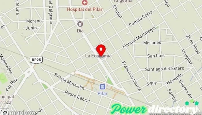 mapa de Créditos Santo Tomé Agencia de préstamos en Pilar