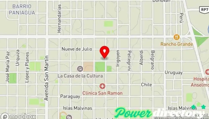 mapa de Credivip Agencia de préstamos, Institución financiera en Gral. José de San Martín
