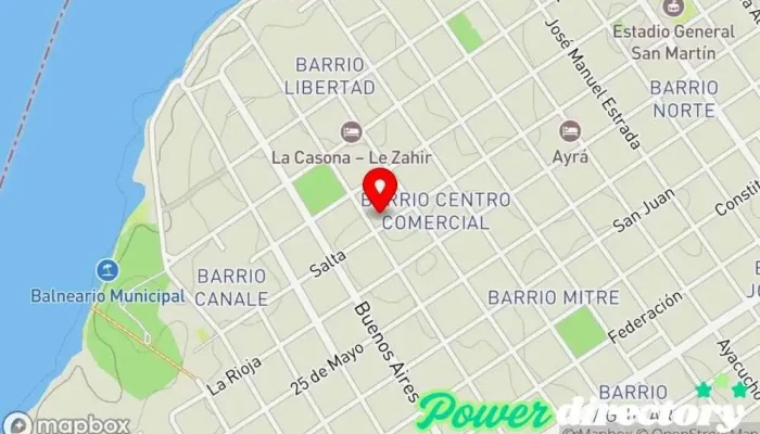 mapa de Credivip Agencia de préstamos en Bella Vista