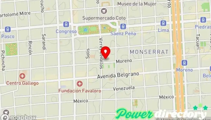 mapa de Crediya Agencia de préstamos en Cdad. Autónoma de Buenos Aires