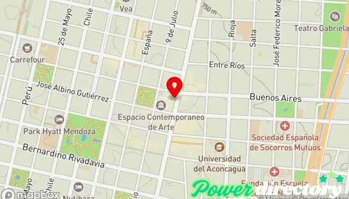 mapa de Cuenca Cred Servicio de asesoramiento crediticio, Agencia de préstamos, Comunidad para jubilados en Mendoza