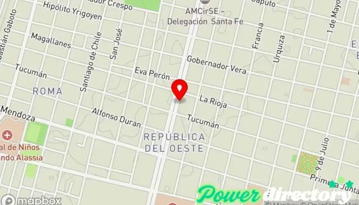 mapa de Cuota facil Prestamista hipotecario en Santa Fe de la Vera Cruz