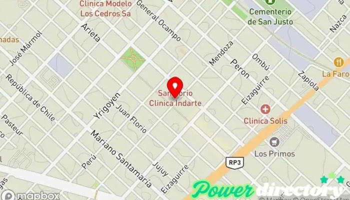 mapa de Cuotitas Agencia de préstamos en San Justo