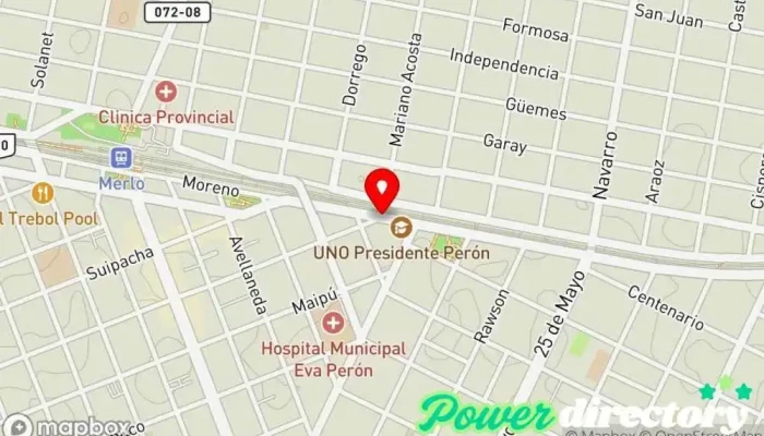 mapa de Cuotitas Agencia de préstamos en Merlo