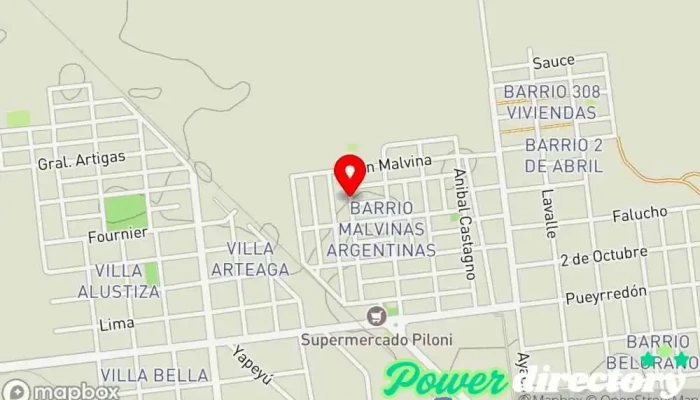 mapa de Danisa Pâtissière Pasteleria Pastelería en Monte Caseros