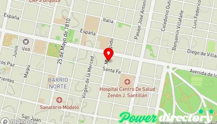 mapa de DEPILACION DEFINITIVA - SANAR - TUCUMAN Médico en San Miguel de Tucumán