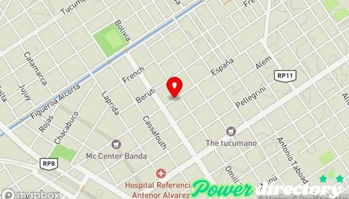 mapa de Distribuidora Mayorista Miliy SRL Supermercado en La Banda