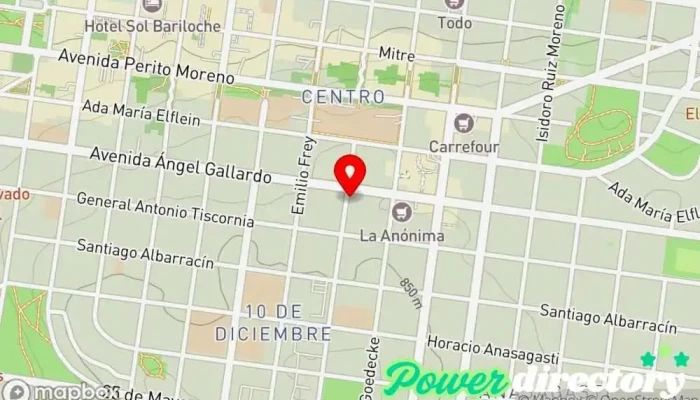 mapa de DIVA GESTIÓN ÁGIL Servicio de asesoramiento crediticio, Oficinas de empresa en San Carlos de Bariloche