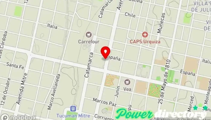 mapa de Don Mateo Panaderia Panadería en San Miguel de Tucumán