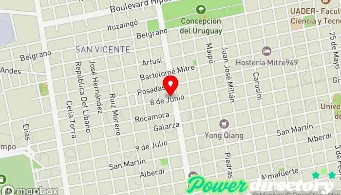 mapa de Don Miguel Panadería en Concepción del Uruguay