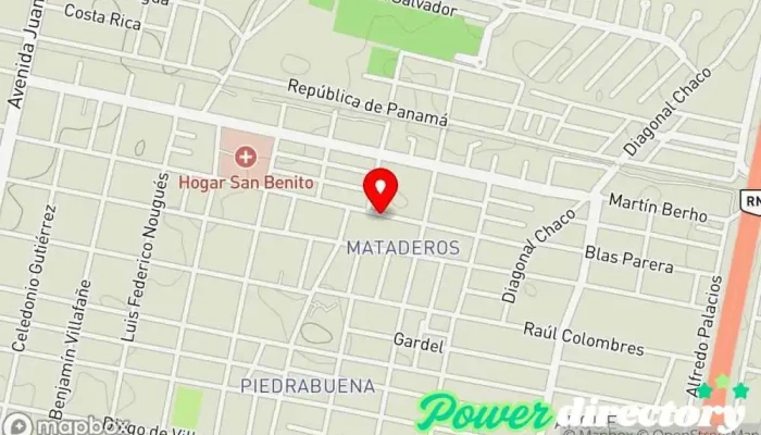 mapa de Don Negro Panadería Panadería en San Miguel de Tucumán