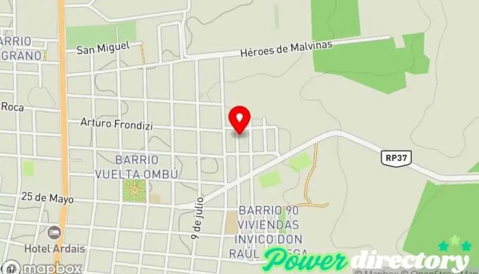 mapa de Dulce hogar Panadería en Gdor. Virasoro