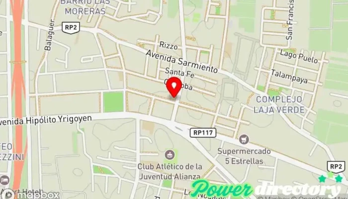 mapa de Dulzuras Chichita Pastelería en Santa Lucía