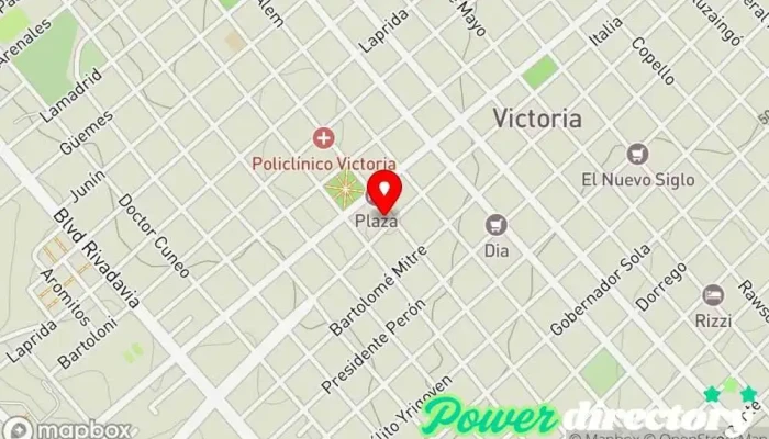 mapa de Eco Tu Mutual Institución financiera en Victoria