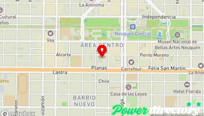 mapa de Efectivo En El Acto Banco en Neuquén