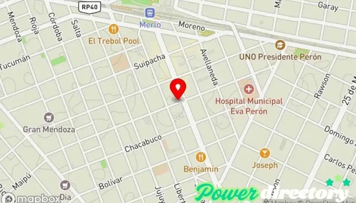 mapa de Efectivo En El Acto Merlo Agencia de préstamos en Merlo