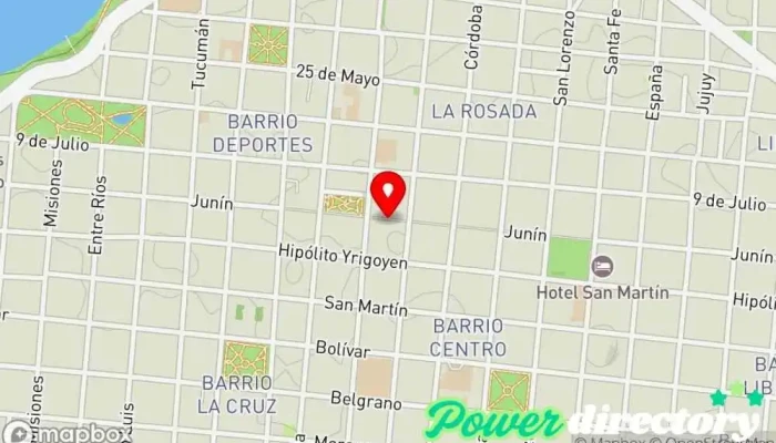 mapa de Efectivo Sí Corrientes Agencia de préstamos, Consultora financiera, Institución financiera en Corrientes