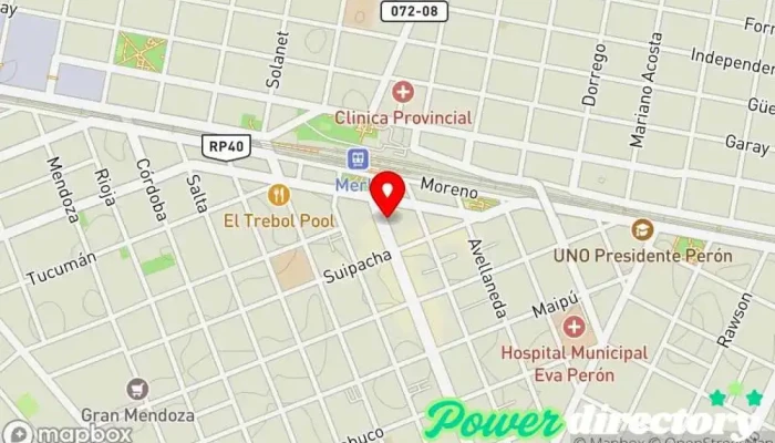 mapa de Efectivo Sí Merlo Agencia de préstamos, Consultora financiera, Institución financiera en Merlo