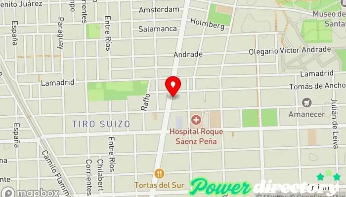 mapa de Efectivo Sí Rosario Agencia de préstamos en Rosario