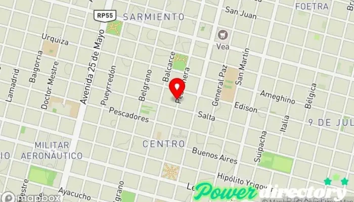 mapa de Efectivo Sí Villa mercedes Agencia de préstamos en Villa Mercedes