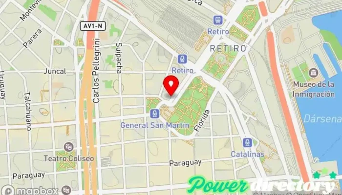 mapa de EfectivoNet Institución financiera en Cdad. Autónoma de Buenos Aires