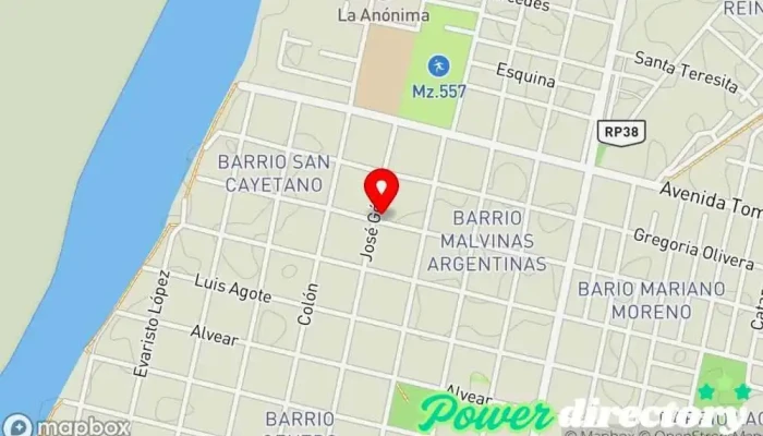 mapa de El Chipacito Panadería en W3450FZE
