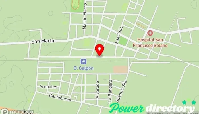 mapa de El Galpon Salta Argentina Condominio en Galpon