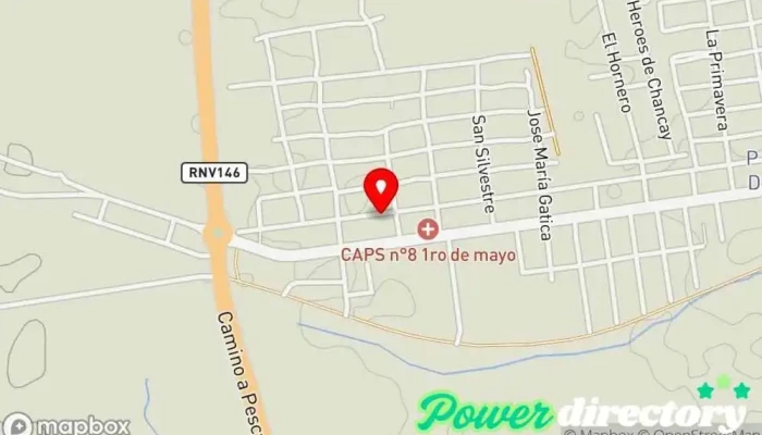 mapa de El Rincon De La Dulzura De Celia Panadería en San Luis
