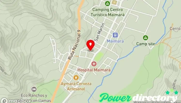 mapa de El rincón mágico de maimara  en Maimara