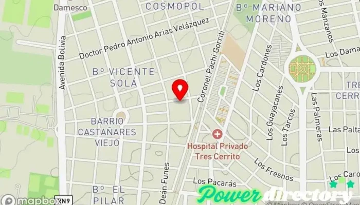 mapa de Emilio prestamos Bar en Salta