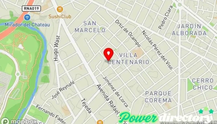 mapa de EntreAlas Centro de salud, Centro de rehabilitación en Córdoba