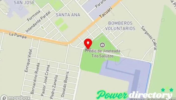 mapa de Equinoterapia_santacalma Centro de salud comunitario en Las Varillas