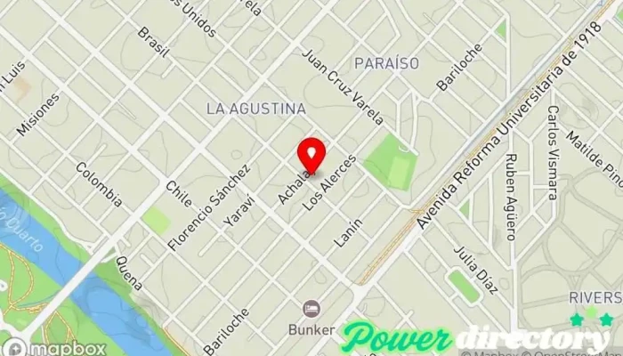 mapa de ESCO S.A. de Capitalización y Ahorro  en Río Cuarto