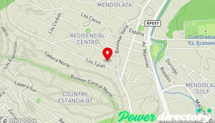 mapa de Espacio Pilates Mendiolaza Gimnasio en Mendiolaza