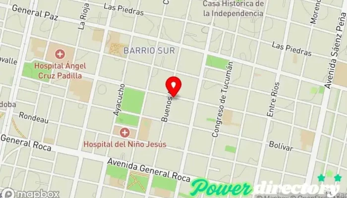 mapa de Esperanza Panadería Panadería en San Miguel de Tucumán