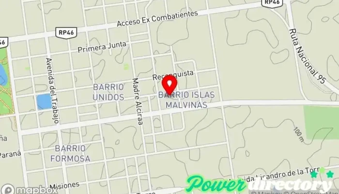 mapa de Familia Acosta Asesor en Tres Isletas